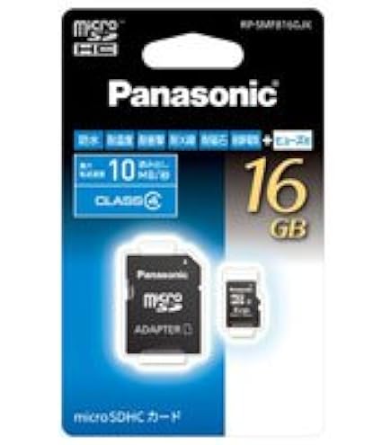 Amazon | パナソニック 16GB microSDHC UHS-I カード RP-SMGB16GJK