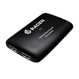 センチュリー RACEN ゲーミングビデオキャプチャ Light 4K30Hz～Full HD120Hz パススルー対応 USB3.2 Gen1［CRC-GVCAP03］