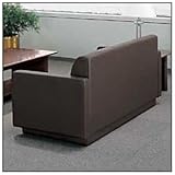 コクヨ 3人掛けソファー 本革製 ダークブラウン CE-253CLG06 【オフィス応接用】