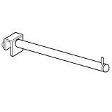 ロイヤル Vフェイスアウトハンガー シングル19径 250mm クローム V-FS-19