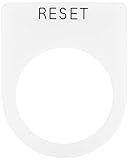 IM 押ボタン/セレクトスイッチ(メガネ銘板) RESET 黒 φ30.5 P3037