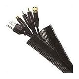 AVBケーブルes-pet-150-bkペットBraided Wrap Sleevingフック – AMP ;ループ