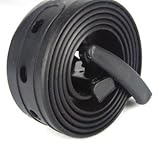 【ノーブランド】 ラバーベルト スポーツ カジュアル タイプ [MG11-041] (ブラック)