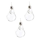 P Prettyia ハンギング　花瓶　透明　水耕容器　植物鉢　素晴らしい　装飾品　友人　贈り物　3個　　　　