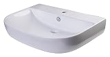 Alfiブランドab112 d-bowl磁器壁マウントバスシンク、28インチ、ホワイト