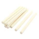 uxcell 溶融グルースティック ホットメルト接着剤スティック ホットメルトスティック はんだごて用 7x100mm グレー ホワイト 10個入