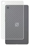 ClearView NEC LAVIE Tab T8 T0855/KAS TAB08/H05 2025年夏モデル 用 [カーボン調 クリア] 背面 保護 フィルム 日本製