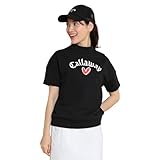 [キャロウェイ] レディース 半袖 モックネックスウェット [LOVEシリーズ] / ゴルフ / C25117222 1010_ブラック S