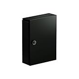 エクステリアポスト T13型 上入れ前出し 簡易ダイヤル錠（1桁合わせタイプ） B7カームブラック