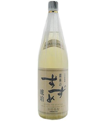 Amazon.co.jp: 麦焼酎 銀座のすずめ 琥珀 25% 1800ml : 食品・飲料・お酒