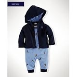 Ralph Lauren(ラルフローレン)ＢＡＢＹ（ベビー）ベアー３ピースセット (6M)