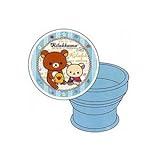 OSK リラックマ(No.2) 携帯シリコンコップ (ブルー)