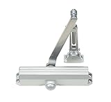 Norton 1601H-689 Hold Open Door Closer Adjustable Sizes 3-6, Aluminum Finish Norton Abrasives - St. 