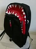 かばん 鞄 リュック サメ シャーク リュックサック 黒色 ブラック プレゼント おしゃれ