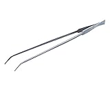 技工ピンセット(先曲がり型) 300mm /2-5661-03