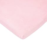 American Baby Company Heavenly Soft Chenille Fitted Pack N Play Playard Sheet, Pink, 27 x 39 by Amer