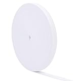 BENECREAT 全長30m幅15mm白色平ゴム 織ゴム 強力 服 スーツケースベルト 手帳ベルト 交換バンド 裁縫用 手芸材料 手作り