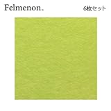 フェルメノン 吸音パネル スタンダード ライトグリーン 30×30cm 6枚セット