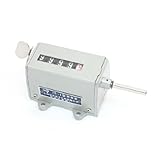 uxcell 回転カウンター　時計回り増加　ローテーション　金属シェル　5桁