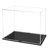 【選べる650サイズ】MENGLIN フィギュアケース アクリルケース 高強度接続構造 より頑丈 大型 コレクションケース 組み立て簡単 防汚れ 手袋 クリーニング クロス付き(幅40×奥行30×高さ20cm)