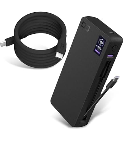 Amazon | CIO モバイルバッテリー 100W ケーブル内蔵 大容量 20000mAh