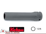 Ko-ken 13305M-11 3/8"sq. インパクト ロングソケット (12角 ) 11mm