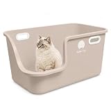 猫トイレ 大型トイレ 65サイズ 82サイズ 猫トイレ 大きい 飛散防止 おしゃれ キャッツトイトイレ (猫砂階段)