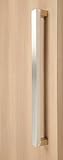 モダン& Contemporary正方形/長方形/ push-pullステンレススチールドアハンドル – Brushed Satin Finish 16 (Length) 1.5|0.98 inche