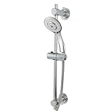 Bopaiデュアル吸盤ハンドシャワーコンボヘッドセットキット79インチホース3-setting高圧力調節可能シャワーヘッドシャワースライドバークロム浴室