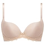 [トリンプ] 天使のブラ(R) スリムライン502 ブラジャー 10207478 ワイヤーあり ブラ パッド付き 脇から寄せてスリム 3/4カップ C65 00NZ(ベージュ)