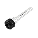 uxcell C16-ER20A-100L 16mmx100mm 金属　ストレートコレット　ミーリングチャックホルダー