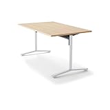 コクヨ   ミーティングテーブル DAYS OFFICE FLIP TOP XY-TFT158FSAAMC1 幅150×奥行80CM 天板グレイ