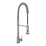 BOANN BNYKF-C07S Charlize 27-Inch Flexible 304 Stainless Steel Kitchen Faucet by BOANN