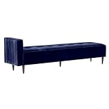 arne ベンチソファ 背もたれ無し ベンチチェアー 長椅子 片肘付き イス ダイニング 2～3人掛け 布張り Baggy SA 2×8 V-1026 ブルー