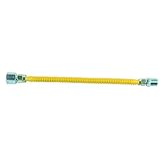 BrassCraft CSSL54-12 P 1/2-Inch FIP x 1/2-Inch MIP x 12-Inch ProCoat Gas Appliance Connector, 3/8-In