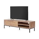 LOWYA ロウヤ テレビ台 テレビボード ロータイプ 幅140cm おしゃれ ナチュラル/ブラック