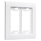 hubbell-bell a2000 W hubbell-bellallure Nonmetallic 2-gang Wallplateフレーム、ホワイト