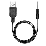 マッサージ充電器 USB充電式女性用 交換DC充電ケーブル 2.5 mm ワイヤレスワンドマッサージ (1)