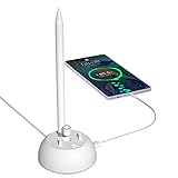 Apple Pencil用充電器スタンド iPad Pencil第1世代アダプター対応 iPad Pen iPencil 充電ドックステーション LED充電インジケーター&ペンシルチップキャップホルダー&USBポート付き