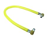 T & S真鍮hg-2e-36sガスホース、フリースピン継手、1インチNPT、36インチLong , Includes Swivelink継手