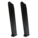 「 WE-Tech 」WE, 東京マルイ M9 M92 M92F GBB用 50連 ロングマガジン (2本セット / ブラック)