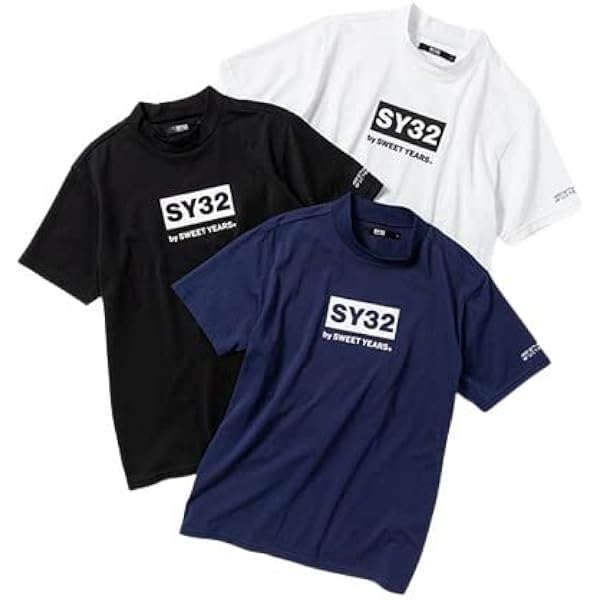 SY32 黒のラウンドネックシャツ MOCKNECK SHIRTS｜MEN'S