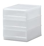 プラスト A4サイズ 収納ケース 3段 PH C クリア PHA403 写真パネル付