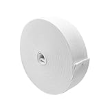 織ゴム ゴム紐 平 30mm巾 白 10m巻 厚め ウェスト バンド ひも 織り パジャマ 弾性バンド ベルト ハンドメイド 手芸 裁縫材料 服アクセサリー ズボン用 交換 パンツ幅広 お徳用 ホワイト