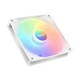 NZXT F140 RGBコア - 140mm ハブマウントRGBファン - 個別にアドレス指定可能なLED8個 - 半半透明ブレード - 高い静圧とエアフロー - 静かな操作 - PWMコントロール - CAMソフトウェア - ホワイト
