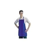 San Jamar 604VBA37 Vinyl Extra Long Bib Apron 37 Length x 25 Width Brown [並行輸入品]