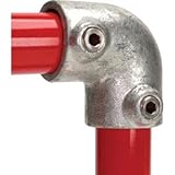 TekSupply 10015308 QuikのKlamp 90エルボー1-1 / 2 ''（1.90 '' ODパイプ）