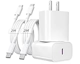 symoode PD タイプ Type-C 20W 急速充電器PSE認証 軽量·小型 2M USB C to C充電ケーブル2本付き