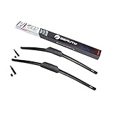 ワイパー ブレード 超撥水 メルセデスベンツ Cクラス W206 専用 運転席側550ｍｍ 助手席側550ｍｍ 1台分 アイビューティー Sフラットワイパー IFW109