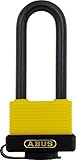 ABUS 70HB/45-63 KD Yellow All Weather Solid Brass Body with Weather Cover and 2.5-Inch Steel Shackle